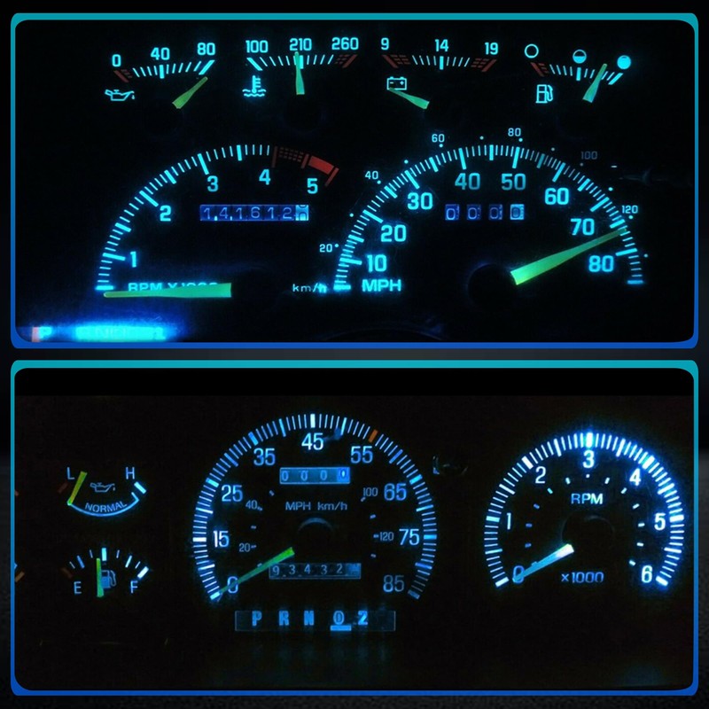 Atmufelp Light blue T10 194 168 LED Dashboard Instrument Panel