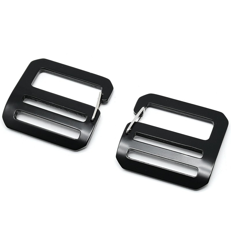 2PCS Adjustable Spring Door Push to Open G Shaped Buckle