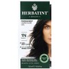 Herbatint Permanent Haircolor Gel, 1N Black, Alcohol Free, Vegan, 100%