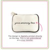 sockprints Delta Zeta Sorority Makeup Bag – Script Font Cosmetic