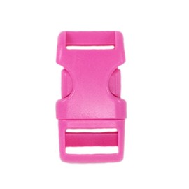 West Coast Paracord Side Release 5/8 Inch Buckles (Pink, 5 Pack)