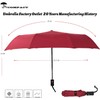 SY COMPACT Travel Umbrella Windproof umbrella for women red umbrellas