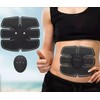 Cinturón Electroestimulador Abdominal EMS – Tonificación Muscular para Abdomen, Reusable