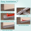 uxcell 2 Pcs Door Sweep for Bottom of Door, 2"