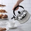 2 L Stainless Steel Whistling Camping Kettle Cordless Gas Hob