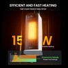 Space Heater for Bedroom, Smart Electric Heater with WiFi and