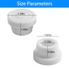 Pool Ladder Bumpers for Inground Pool White Rubber Ladder Foot