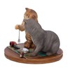 Nemesis Now Lisa Parker Purrlock Holmes, Brown, 10.5 cm