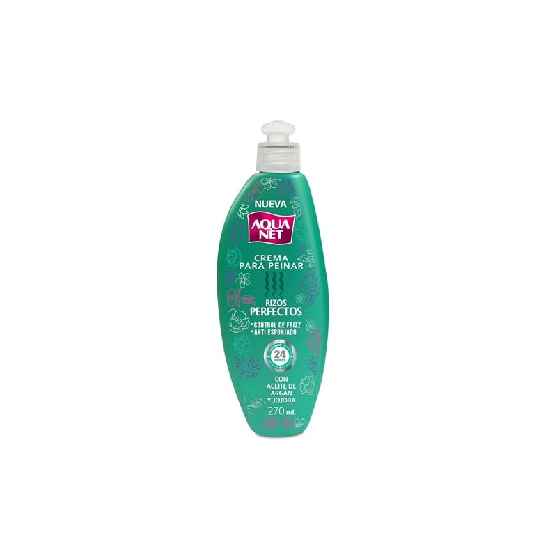 Crema para Peinar Aqua Net® Rizos Perfectos, exclusiva tecnología Curl