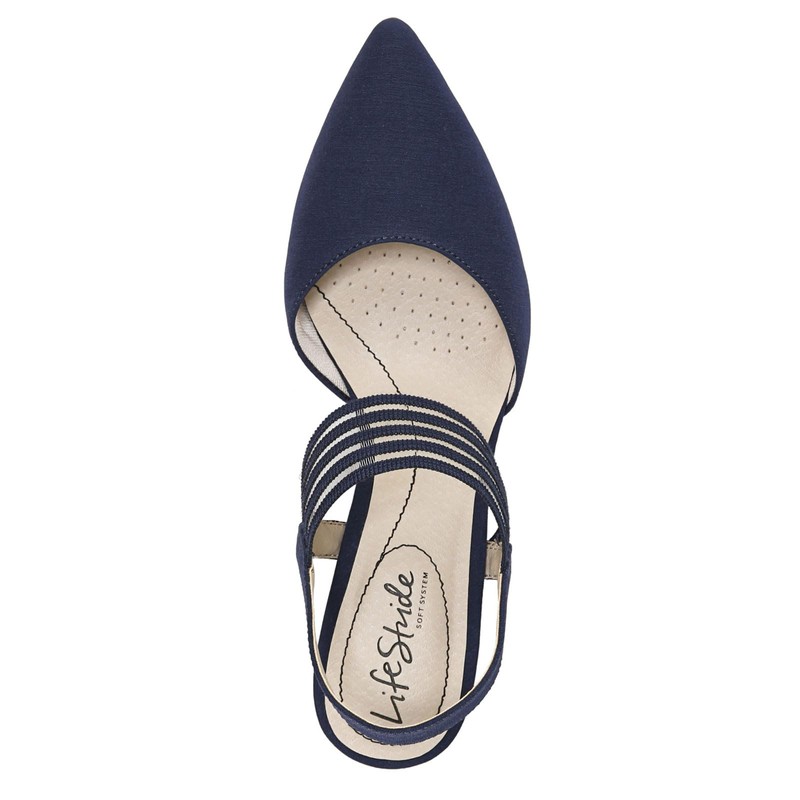 LifeStride Sanya - Zapatos de tacón para Mujer, Azul Marino,