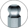 BONDHUS No.10856 Hex Ball Point Power Bit, 0.1 inches (3