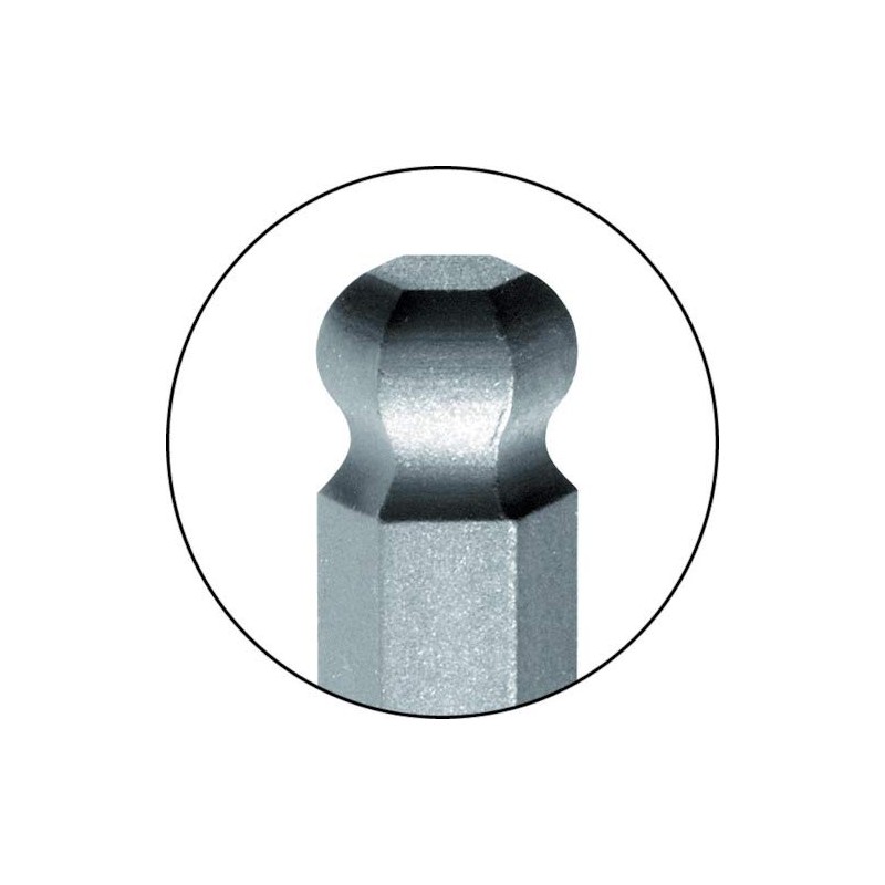 BONDHUS No.10856 Hex Ball Point Power Bit, 0.1 inches (3