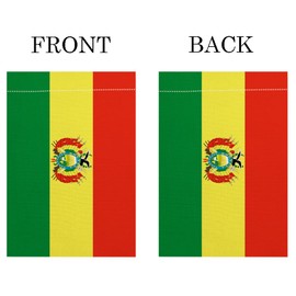 34 North and South American linen garden flags (Bolivia)