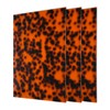 TOEPODO Tortoise Shell Cast Acrylic Sheets 1/8 Thick Acrylic Leopard