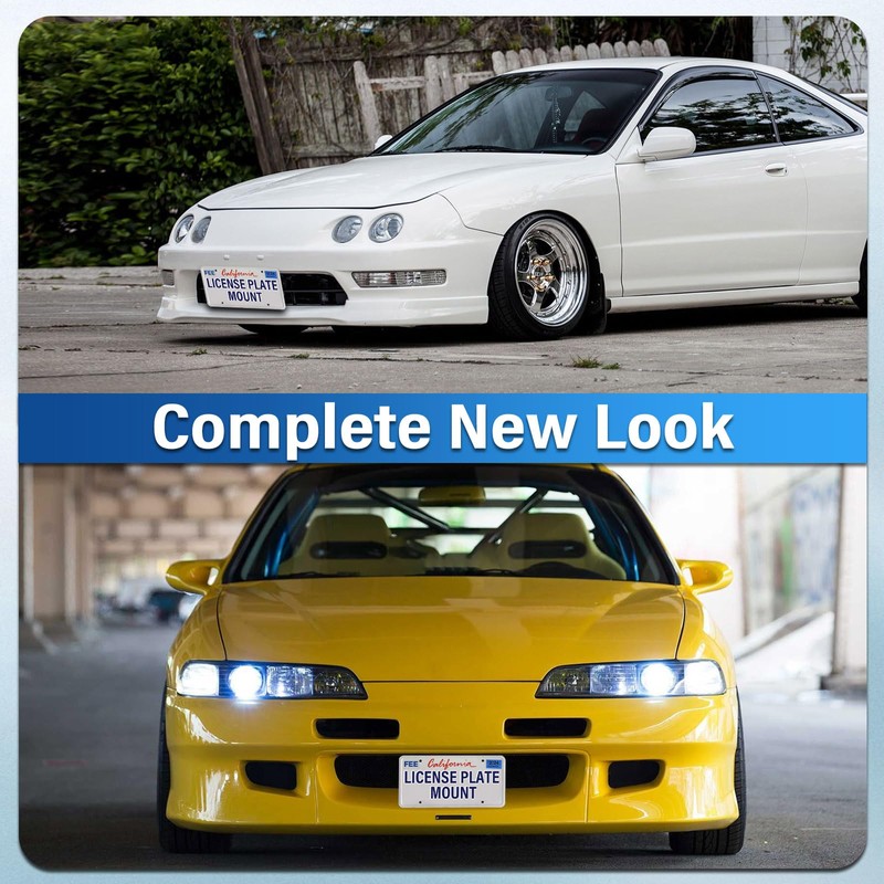 Heavy Duty Front License Plate Frame Compatible with Acura Integra