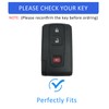 Flensent Key Fob Cover with Keychain for Toyota Prius 2004