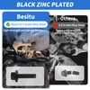 Besitu 280Pcs Metric Flange Bolt Assortment, M6x1.0, M8x1.25, M10x1.5 (12mm