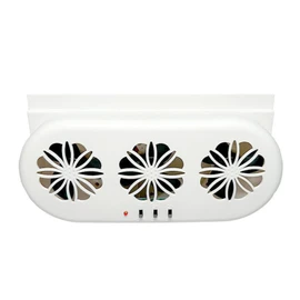 3-Fan Car Exhaust Fan USB Air Circulation Fan Ventilator Silent Air Vent Cooler Automotive Radiator Cooling Fan with Independent Switch