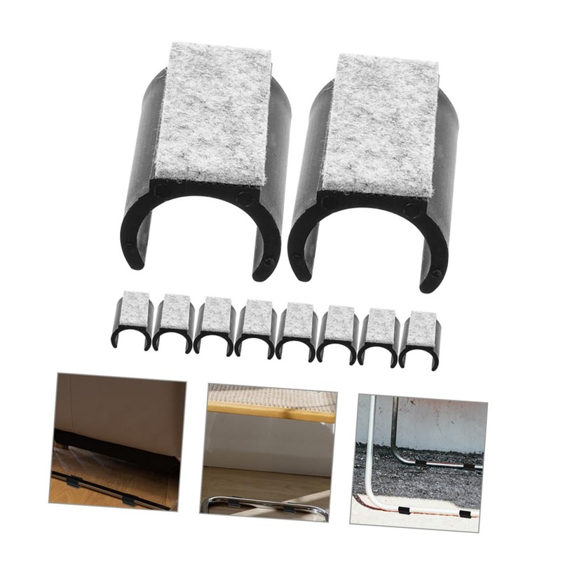 OSALADI 30pcs U-Shaped Felt Chair Leg Pads for Floor Furniture