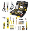 DIFFLIFE 136 Piece Tool Set,General Household Hand Tool Kit with