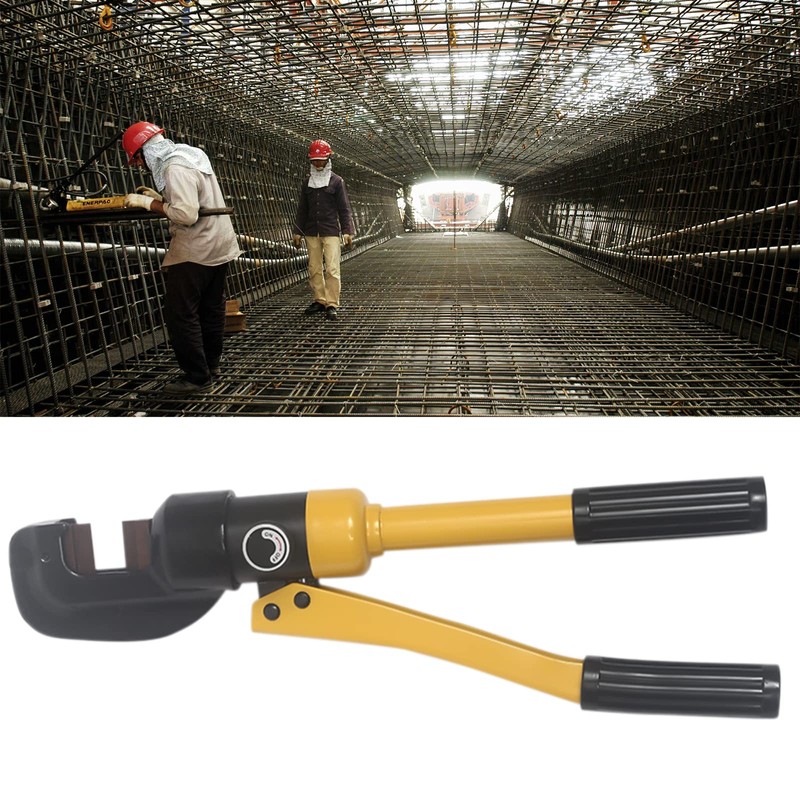 Gdrasuya10 Hydraulic Rebar Cutter, Pro Hydraulic Rebar Cutter Handheld Steel