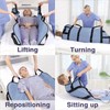 Positioning Bed Pad with Reinforced Handles 43" x 36" Patient