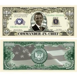 Barack Obama Million Dollar Bills Case Pack 100