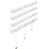 Heesch Necklace Hanger, Acrylic Necklace Organizer Wall Mount Necklace Holder,
