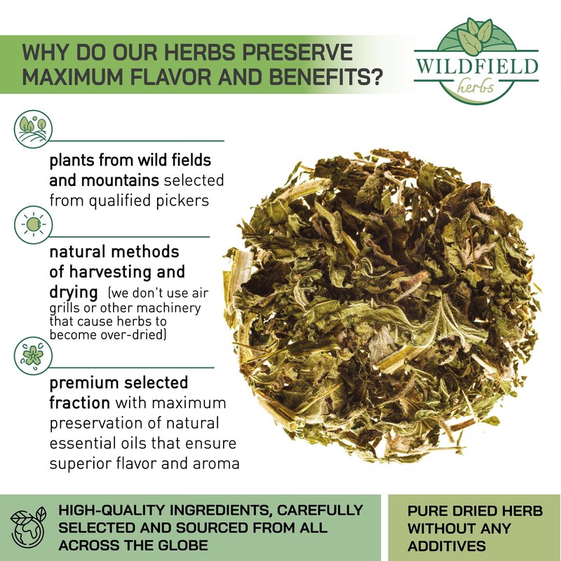50 Bags Motherwort Tea Dried Motherwort Herb (Leonuri Herba) -