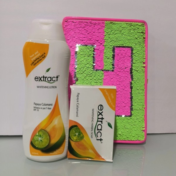 SPLASH Extract lotion Whitening Lotion & extract soap with papaya
