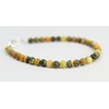 Kathy Bankston Handmade Bumble Bee Jasper Bracelet with Clasp, Small