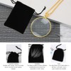 Magnifying Glass Necklace,Magnifying Glass Pendant,Pendant Monocle Magnifier Pendant Lens Magnifier