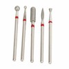 5 Type Nail Art Manicure Drill Bits Nail Drill Bits