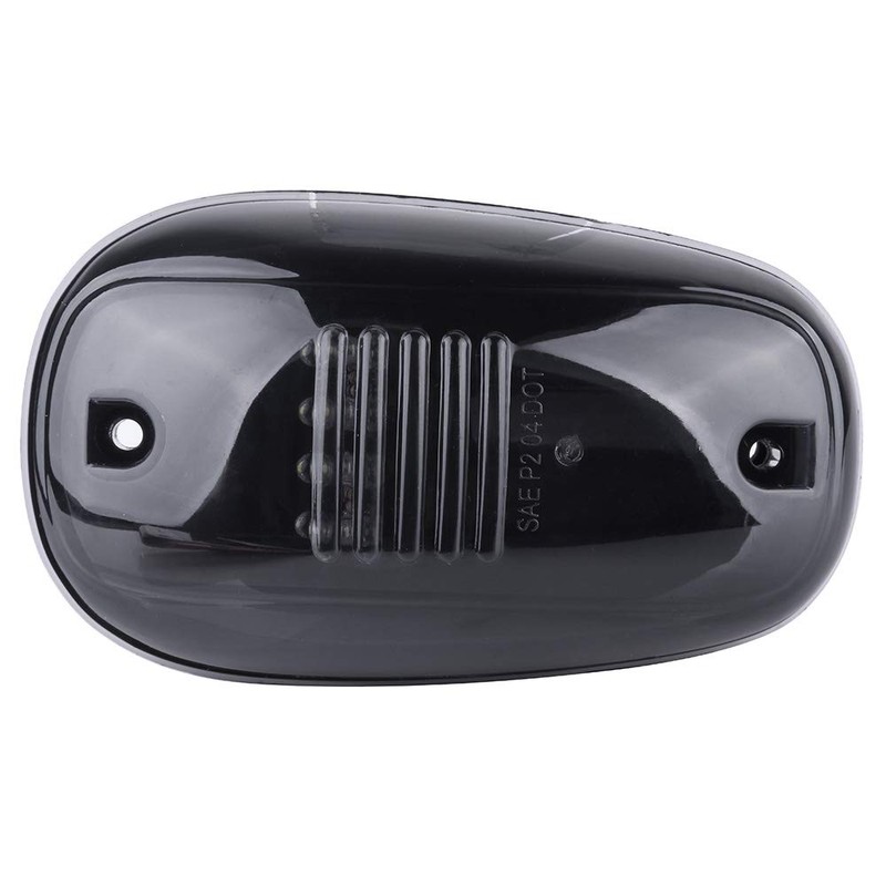 cciyu 5x 12LEDs Smoke/Amber Cab Roof Top Marker Running Lights