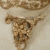 Floressa Ivory Gold Metallic Wall Sconce Pair