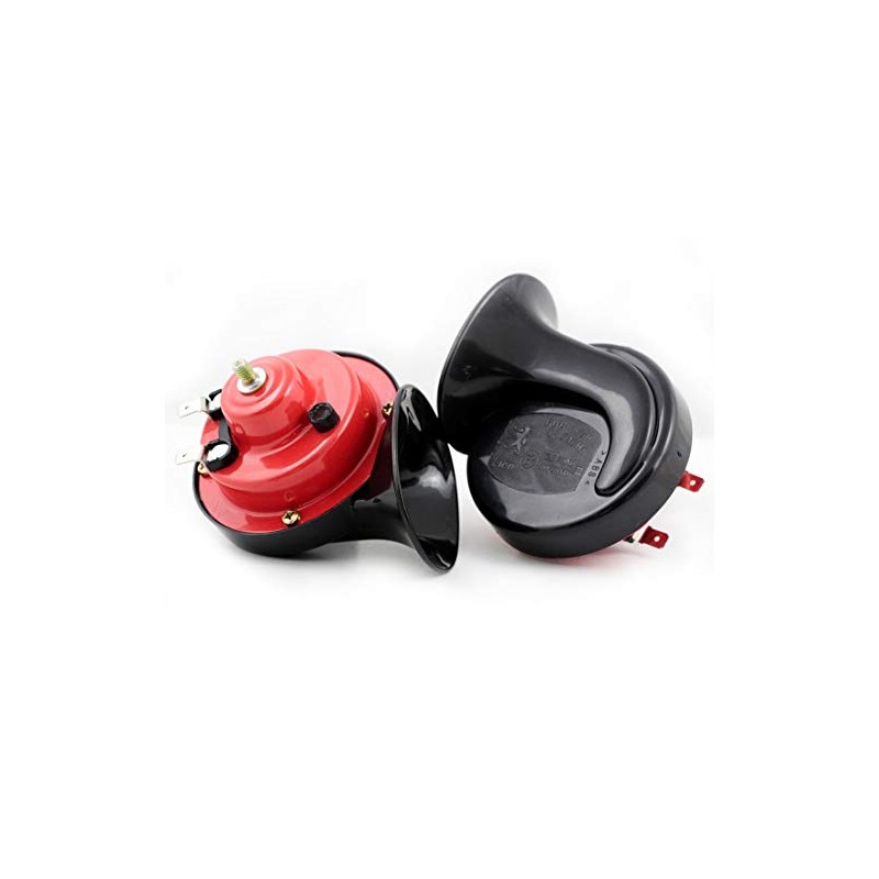 12V Pair 120dB Double Tone Horn for Motorcycle Truck Car