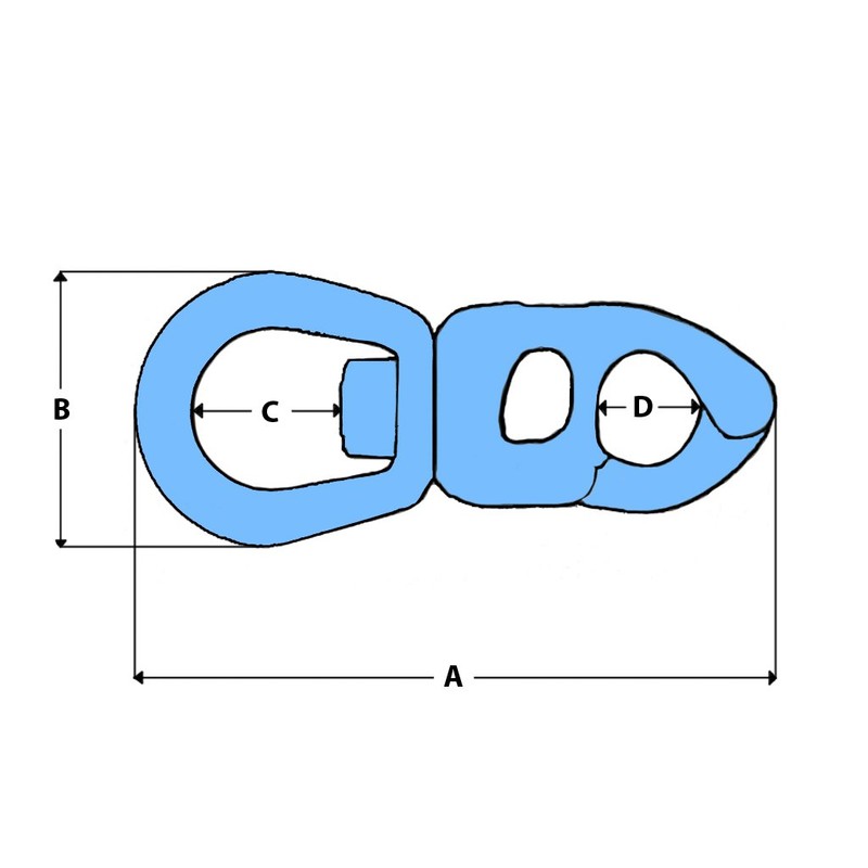 Trigger Swivel Snap Shackle 115MM (Stainless Steel Marine Rigging Release)