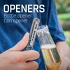 TISUR Titanium EDC Pry Bar, Keychain Pry Bar Multitool With
