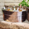 BREKX Aspen Heavy-Duty Oval Stainless Steel Drink Cooler for Parties