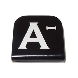 Morale Tags Blood Type A Hat Clip for Tactical Patch Caps (Black)