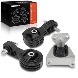 A-Premium Torque Strut Mount and Transmission Mount Kit Compatible with Honda CR-V CRV 2007 2008 2009 2010 2011 2.4L, Automatic Transmission, 3-PC Set, Replace# 50890SWAA81, 50880SWAA81