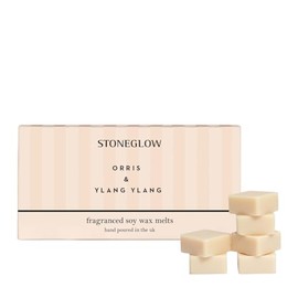 Stoneglow Modern Classics Collection - Orris & Ylang Ylang 192 Grams Scented Wax Melts (Peach)