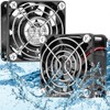 GDSTIME 60mm x 25mm 12V DC IP68 Waterproof Fan Dual