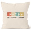 Autiga Cushion Cover California Dreaming Summer Party Palm Trees Palm