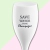 Cheers No. 1 Save Water Drink Champagne Super Glass 100