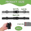 2 Pcs Backpack Chest Straps, Backpack Adjustable Chest Strap for