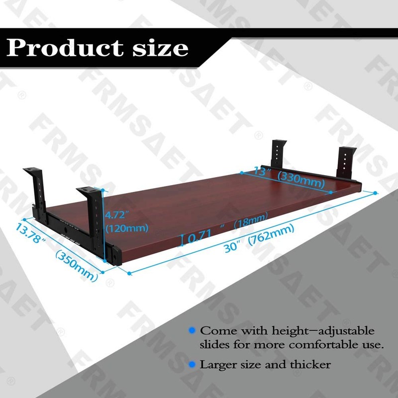 FRMSAET Furniture Accessories Office Product Suits Hardware 20/24/30 inches Keyboard
