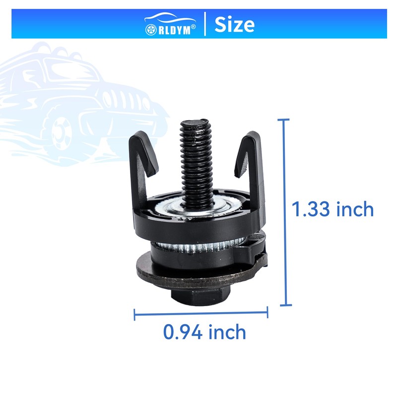 Rldym Headlamp Headlight Mounting Spacer Mount Clip 68222835AA for 2013-2018
