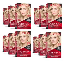 REVLON Colorsilk Color Permanent Hair 04 Ultra Light Natural Blonde Pack of 12