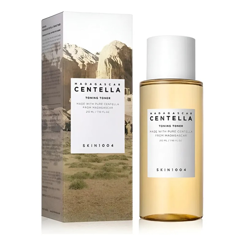 Skin1004 Madagascar Centella Tonico Exfoliante Suave 210ml Piel Sensible